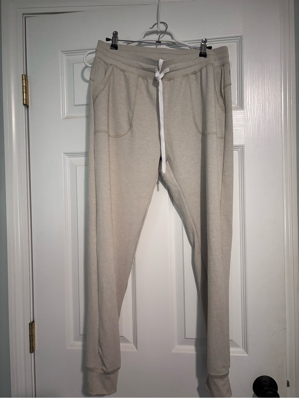 Women’s zyia Neutral Beige Drawstring Jogger Pants